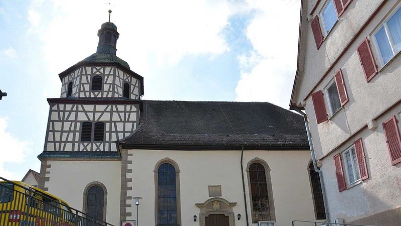 Fachwerksanierung, Dorfkirche St. Gallus in Oberstenfeld