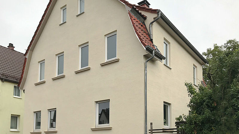 Fassadensaniertes Einfamilienhaus in Stuttgart