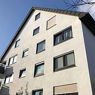 Fassadensanierung und Fassadenanstrich in der Region Stuttgart, Fellbach, Vorderansicht